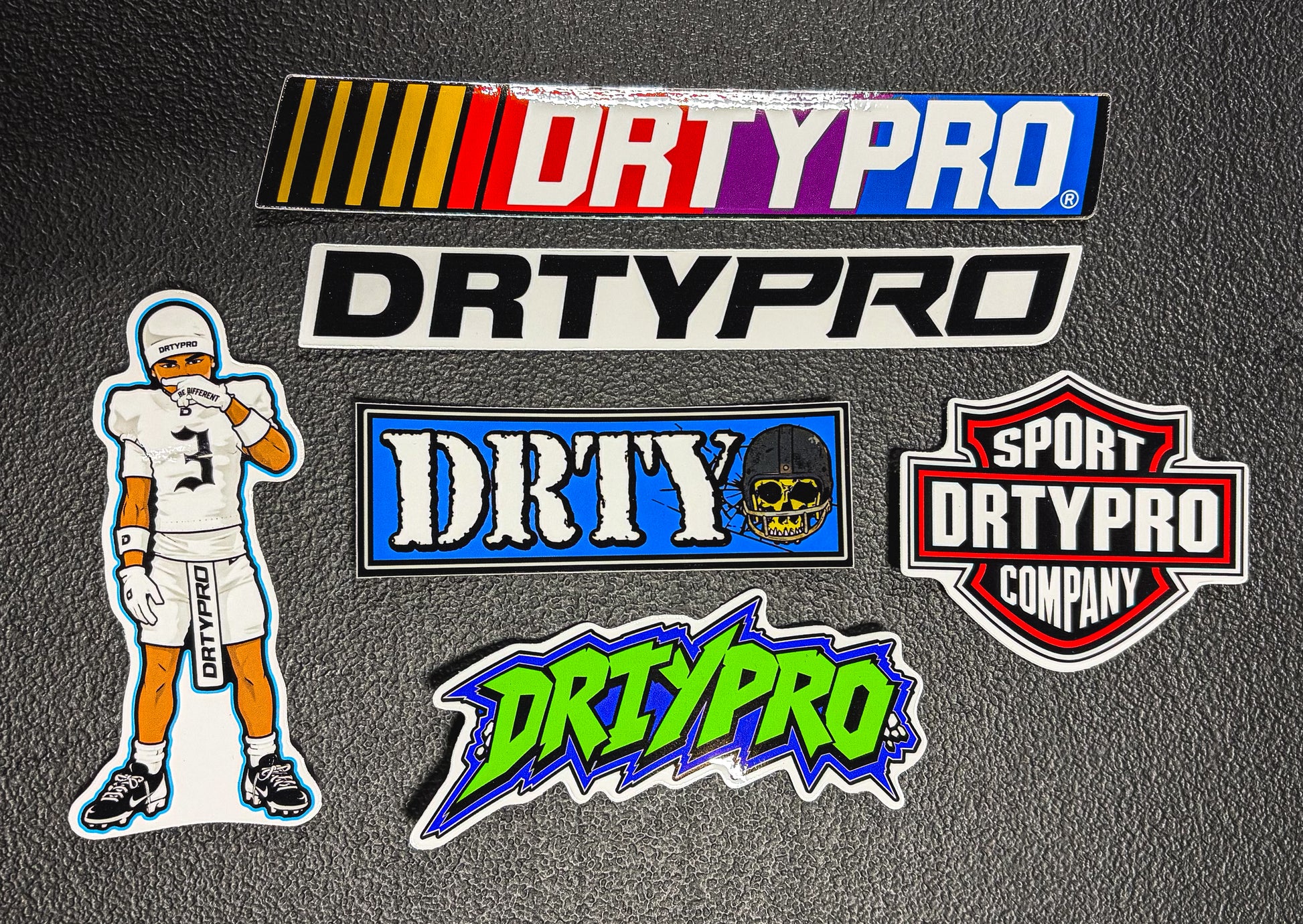 DRTYPRO Sticker Pack (6 stickers)