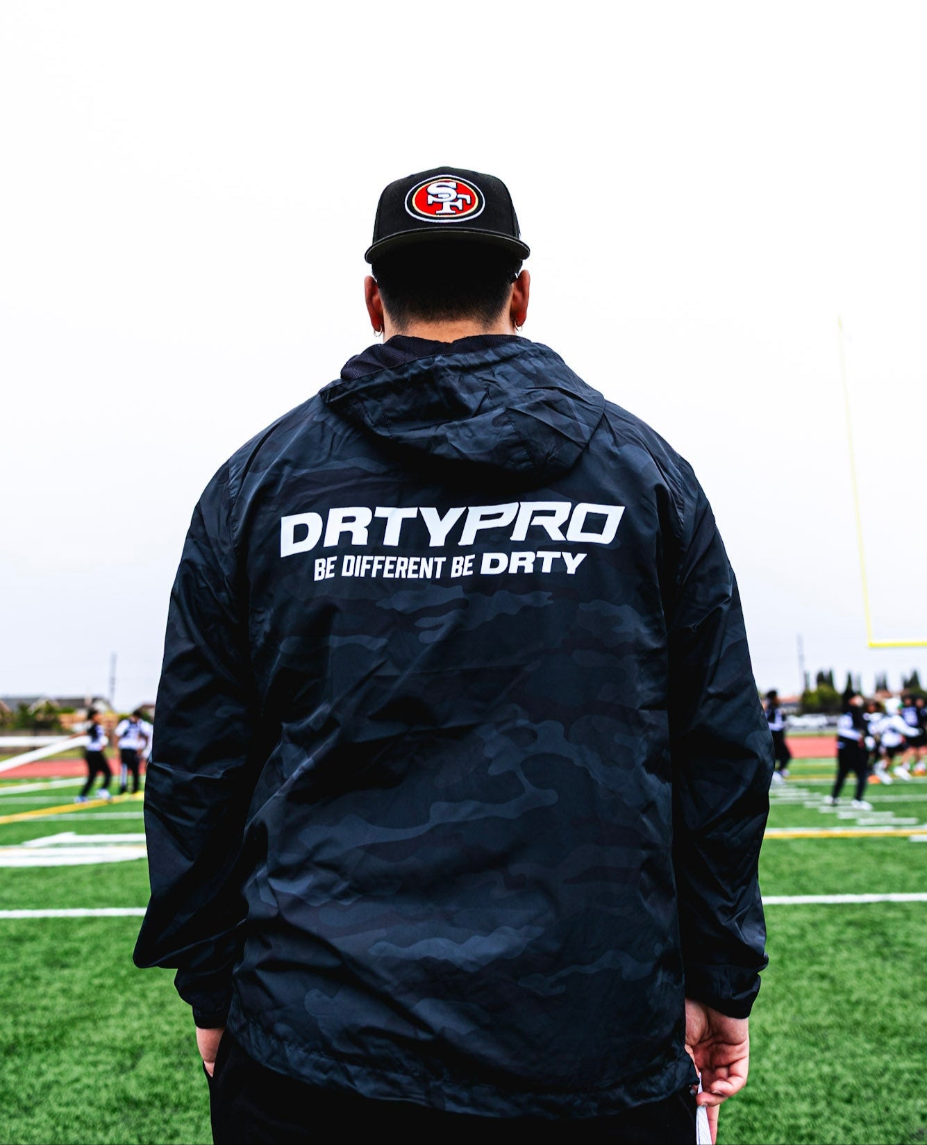 DRTYPRO Camo Windbreaker