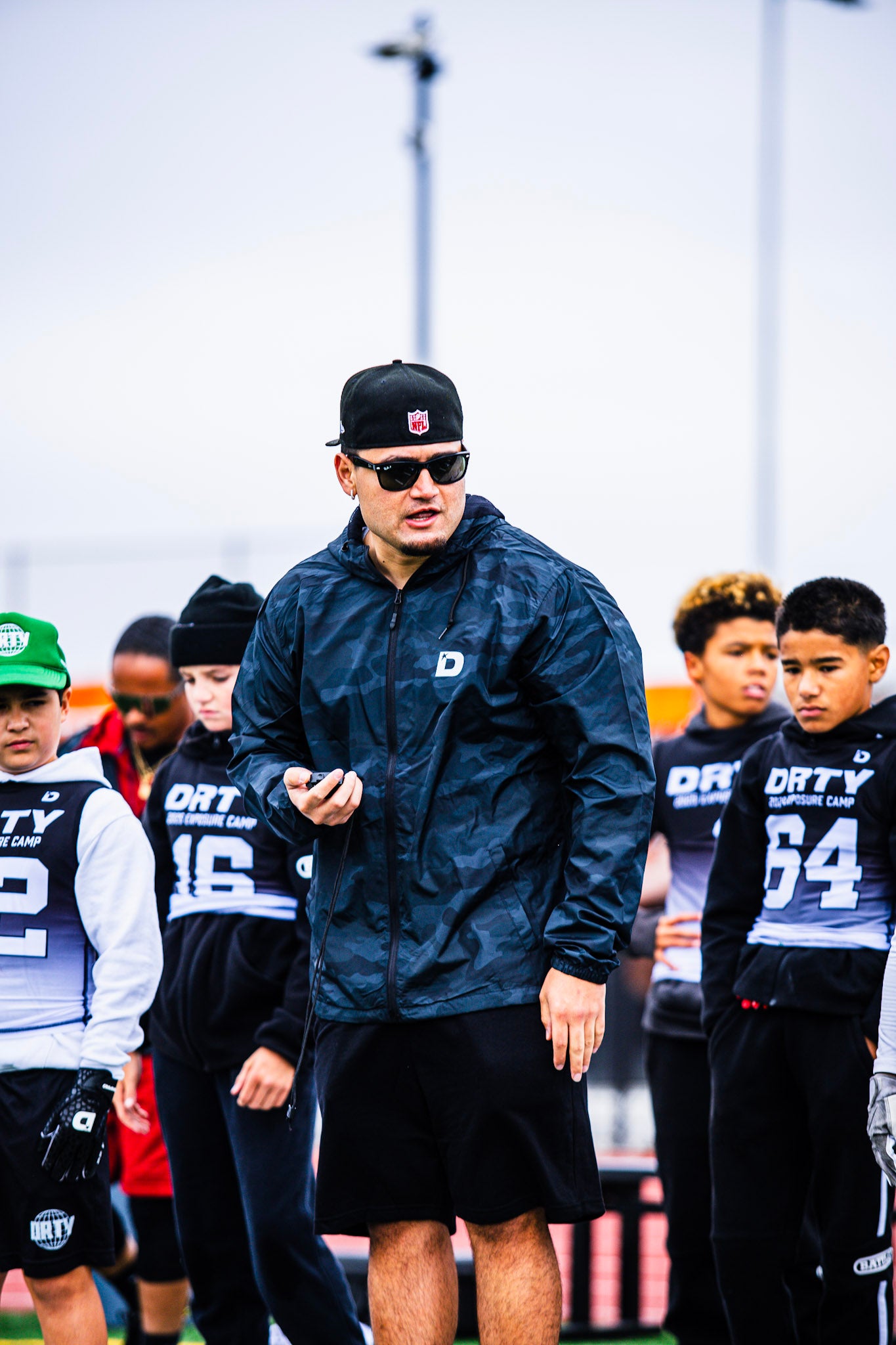 DRTYPRO Camo Windbreaker