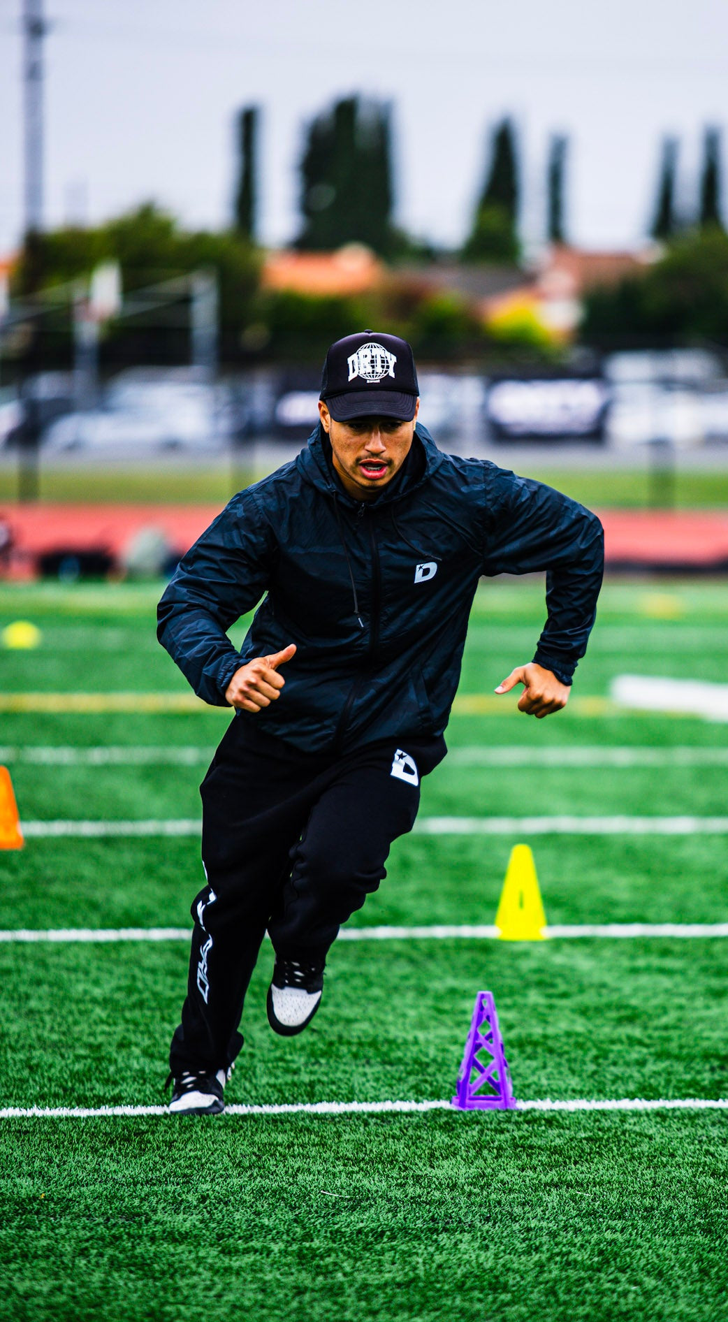 DRTYPRO Camo Windbreaker