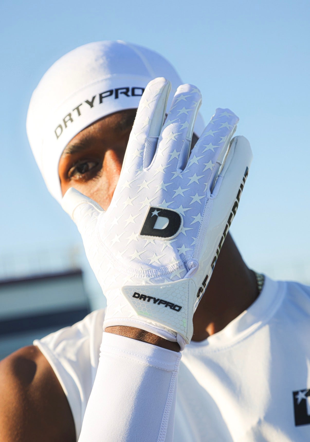 DRTYPRO Football Gloves V2 (Sizing in description)